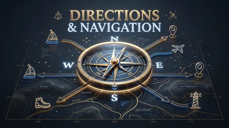Directions - English to Bengali Vocabulary Words