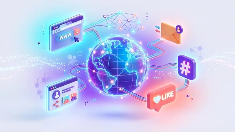 Internet & Social Media Terms - English to Bengali Vocabulary Words