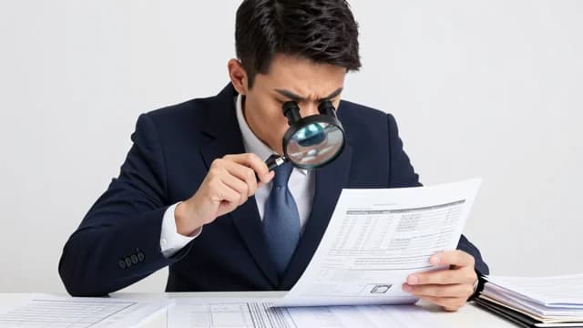 Auditor visual illustration - Meaning in Marathi (लेखापरीक्षक)