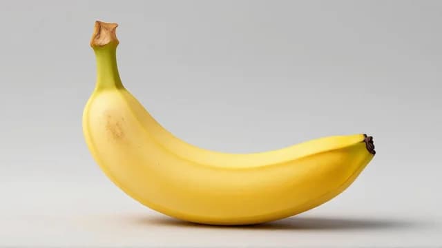 Banana visual illustration - Meaning in Indonesian (pisang)
