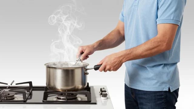 Boil visual illustration - Meaning in German (kochen)