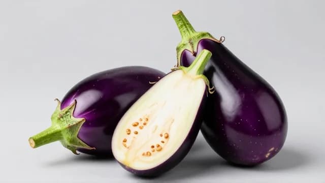 Brinjal visual illustration - Meaning in Russian (баклажан)