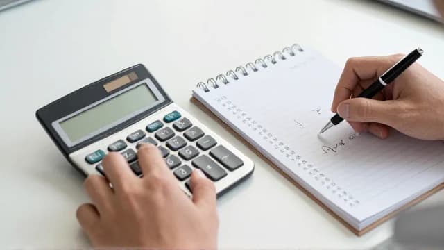 Calculate visual illustration - Meaning in Japanese (計算する)
