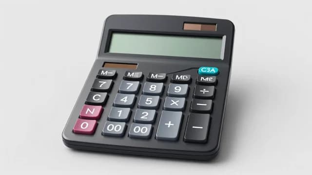 Calculator visual illustration - Meaning in Arabic (آلة حاسبة)