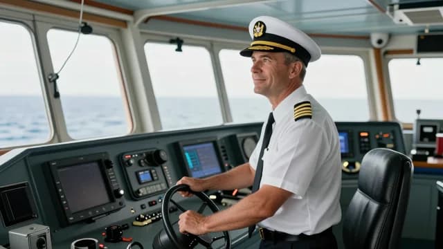 Captain visual illustration - Meaning in Italian (capitano)