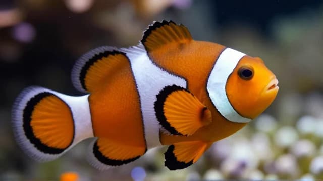 Clownfish visual illustration - Meaning in Italian (pesce pagliaccio)