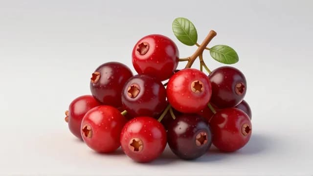 Cranberry visual illustration - Meaning in Spanish (arándano rojo)