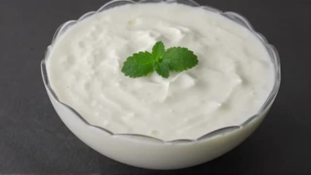 Curd visual illustration - Meaning in Bengali (দই)