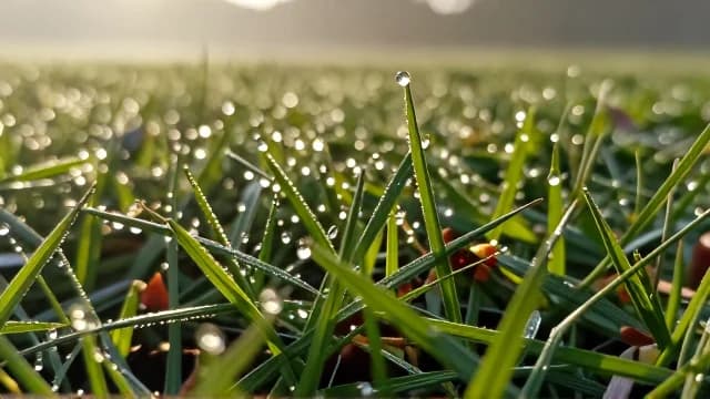 Dew visual illustration - Meaning in Japanese (露)