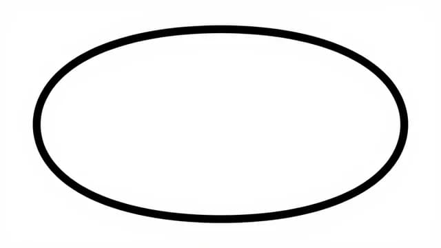 Ellipse visual illustration - Meaning in Turkish (elips)