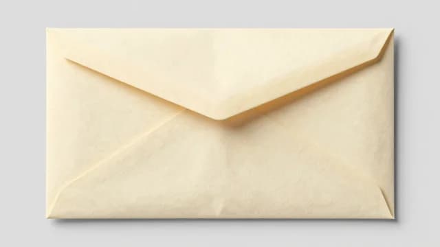 Envelope visual illustration - Meaning in Korean (봉투)