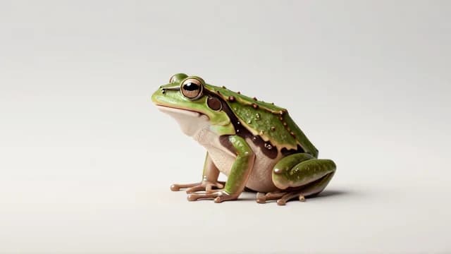 Frog visual illustration - Meaning in Bengali (ব্যাঙ)
