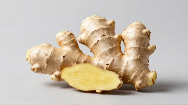 Ginger visual illustration - Meaning in Korean (생강)