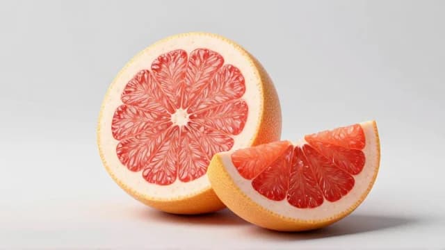 Grapefruit visual illustration - Meaning in Arabic (جريب فروت)