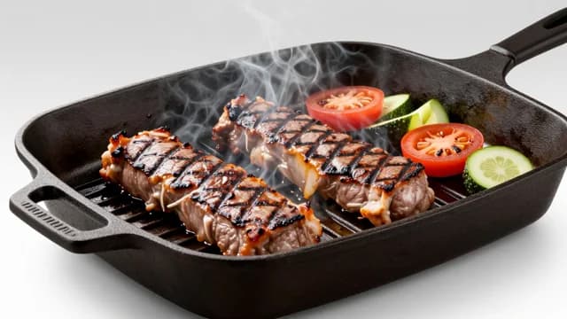 Grill visual illustration - Meaning in Turkish (ızgara)