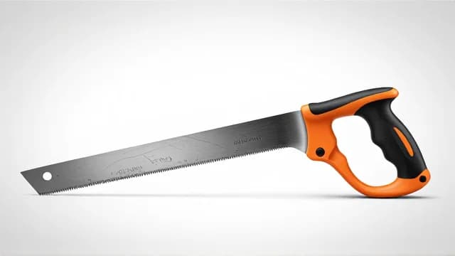 Handsaw visual illustration - Meaning in Italian (segaccio)