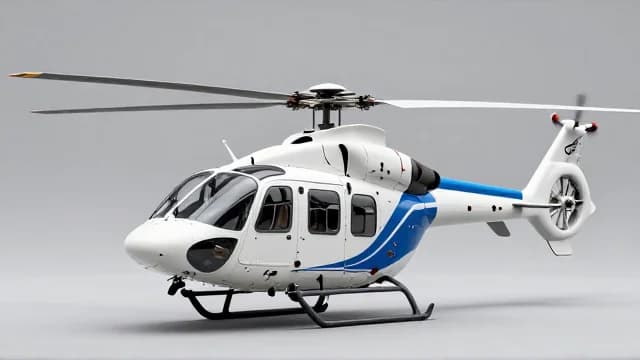 Helicopter visual illustration - Meaning in Italian (elicottero)