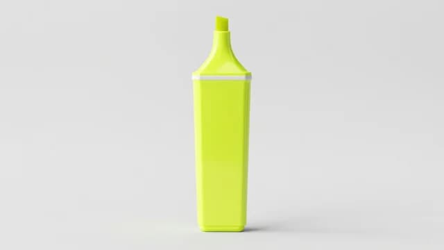 Highlighter visual illustration - Meaning in German (Textmarker)
