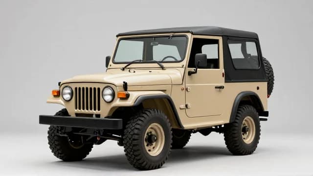 Jeep visual illustration - Meaning in Italian (jeep)