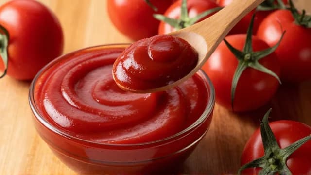 Ketchup visual illustration - Meaning in Bengali (কেচাপ)