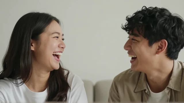 Laugh visual illustration - Meaning in Bengali (হাসা)