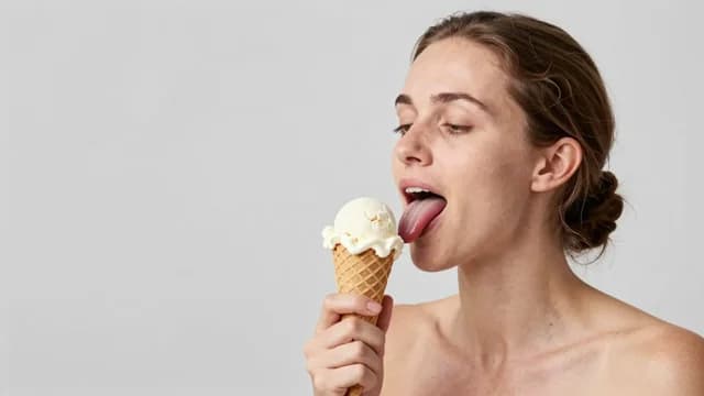 Lick visual illustration - Meaning in Bengali (চাটা)