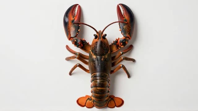 Lobster visual illustration - Meaning in German (Hummer)