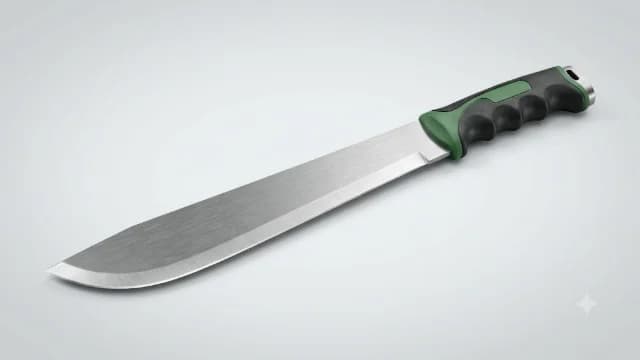 Machete visual illustration - Meaning in German (Machete)