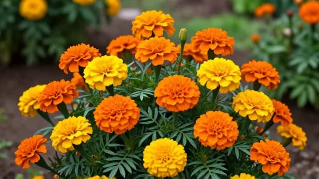 Marigold visual illustration - Meaning in German (Ringelblume)