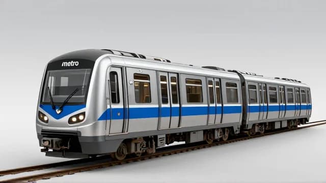 Metro visual illustration - Meaning in Italian (metropolitana)