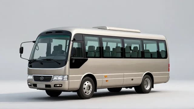 Minibus visual illustration - Meaning in German (Minibus)