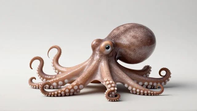 Octopus visual illustration - Meaning in German (Oktopus)