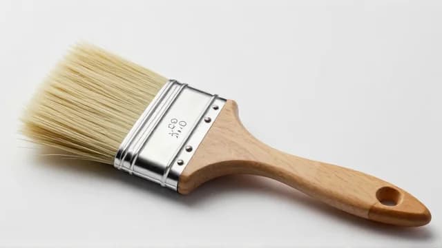Paintbrush visual illustration - Meaning in Italian (pennello)