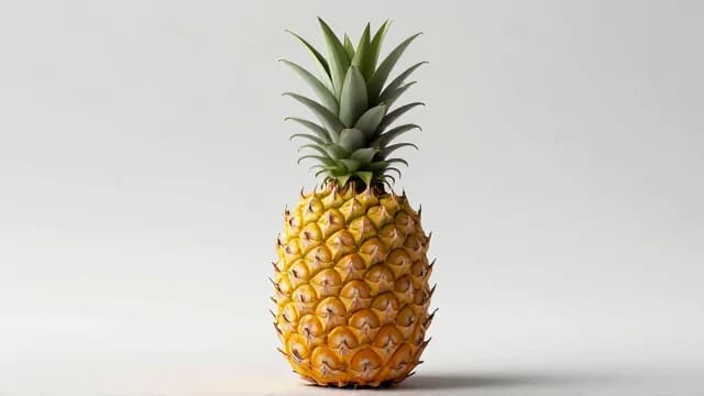 Pineapple visual illustration - Meaning in Spanish (piña)