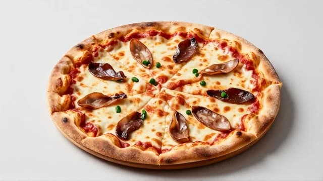 Pizza visual illustration - Meaning in Bengali (পিজ্জা)