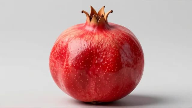 Pomegranate visual illustration - Meaning in Urdu (انار)