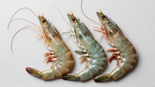 Prawn visual illustration - Meaning in German (Garnele)