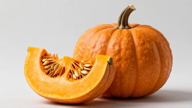 Pumpkin visual illustration - Meaning in Korean (호박)