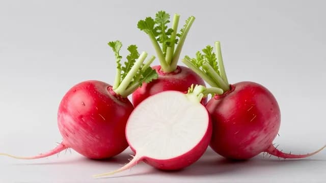 Radish visual illustration - Meaning in German (Rettich)