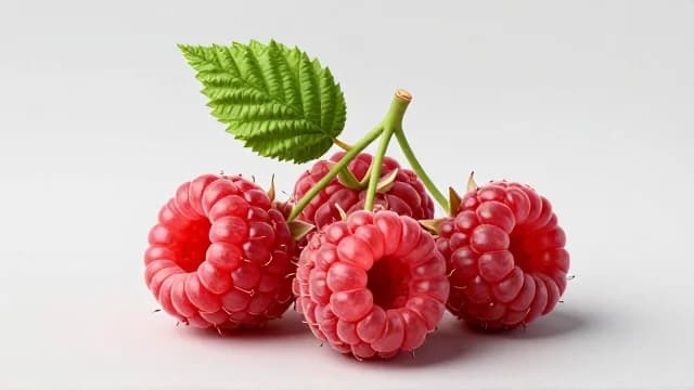 Raspberry visual illustration - Meaning in Russian (малина)