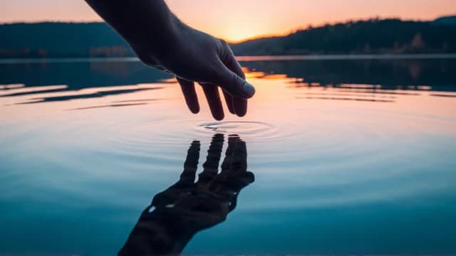 Reflect visual illustration - Meaning in Portuguese (refletir)