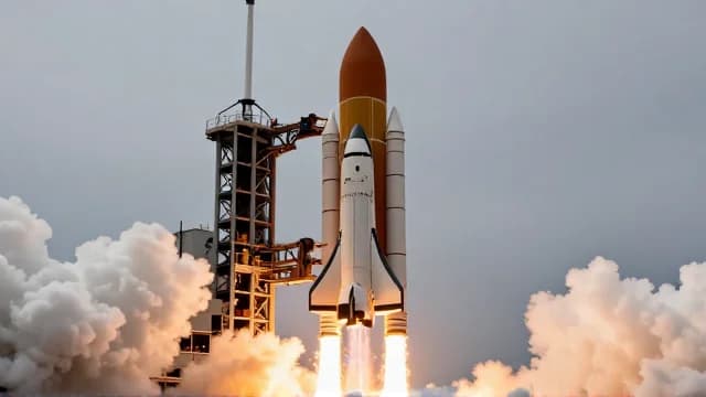 Rocket visual illustration - Meaning in Gujarati (રોકેટ)