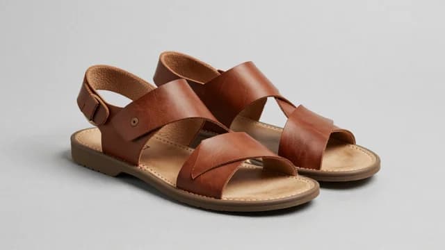 Sandals visual illustration - Meaning in Bengali (স্যান্ডেল)