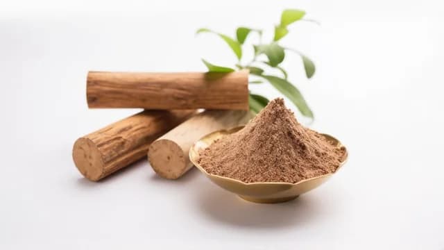 Sandalwood visual illustration - Meaning in German (Sandelholz)