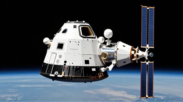 Spacecraft visual illustration - Meaning in Portuguese (nave espacial)