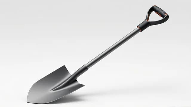 Spade visual illustration - Meaning in Italian (vanga)