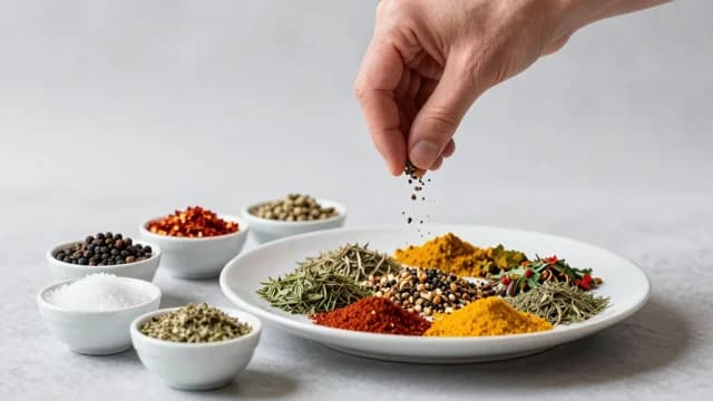 Spice visual illustration - Meaning in Korean (향신료)