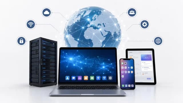 Technology visual illustration - Meaning in Gujarati (ટેકનોલોજી)