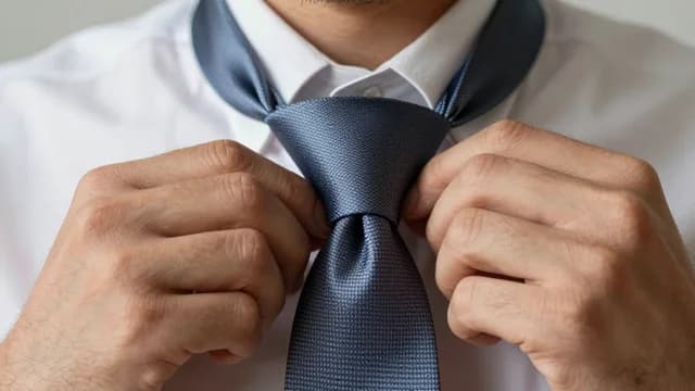 Tie visual illustration - Meaning in Bengali (বাঁধা)
