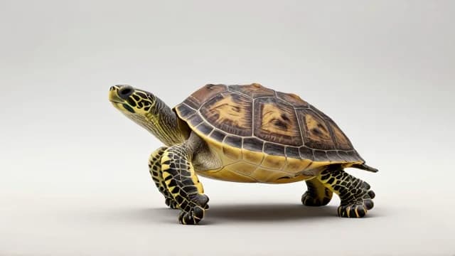 Turtle visual illustration - Meaning in Spanish (tortuga)